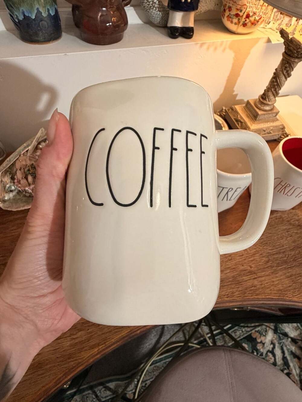 Rae Dunn Artisan Large Coffee Letter Ceramic Mug